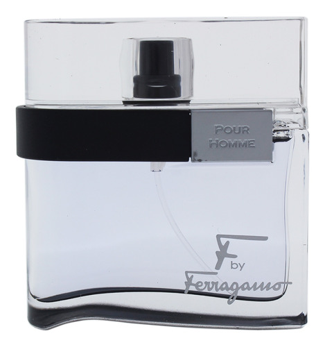 F Black Por Salvatore Ferragamo Para Homens - 1.7 Oz Edt Spr - Imagem 2