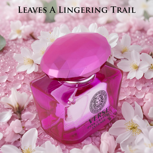 Perfume Novoglow Verse Pink Crystal Intense 100ml Para Mulhe - Imagem 4