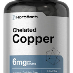 Suplemento Horbäach Quelated Copper 6mg 300 Comprimidos