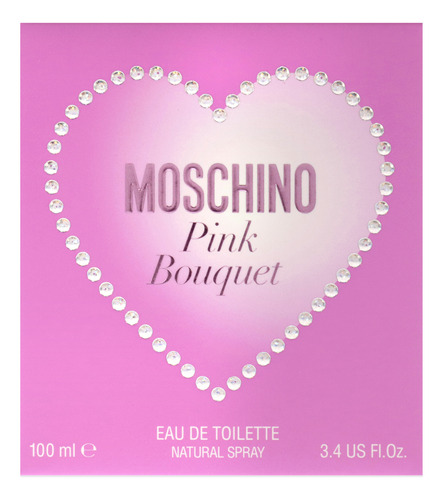 Perfume Moschino Pink Bouquet Eau De Toilette 100ml For Wome - Imagem 5