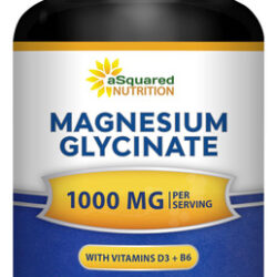 Suplemento De Glicinato De Magnésio Asquared Nutrition 1000m