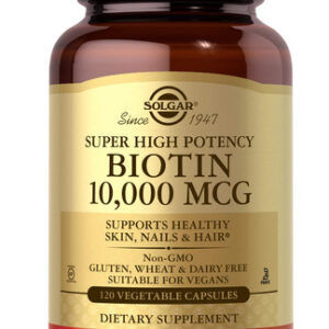 Suplemento Solgar Biotin 10 120 Porções