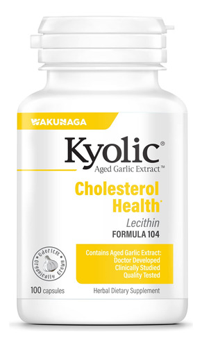 Suplemento Kyolic Aged Alho Extract Formula 104 100 Cápsulas