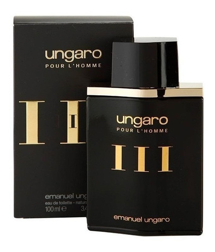 Emanuel Ungaro L"Homme III EDT 100ml para masculino - Imagem 5