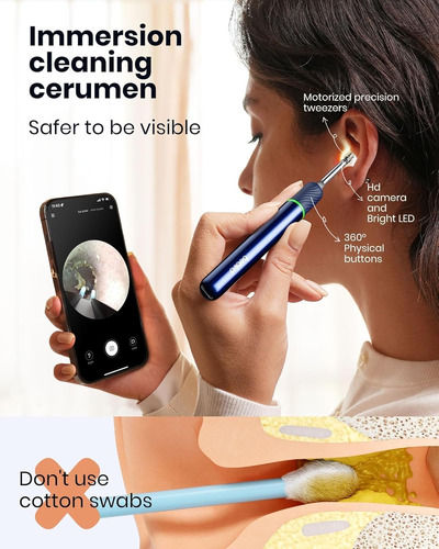 Ferramenta De Remoção De Cera De Ouvido Camera Bebird Note5 - Imagem 2