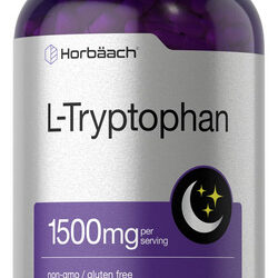 Suplemento Horbäach L-triptofano 1500 Mg 240 Cápsulas