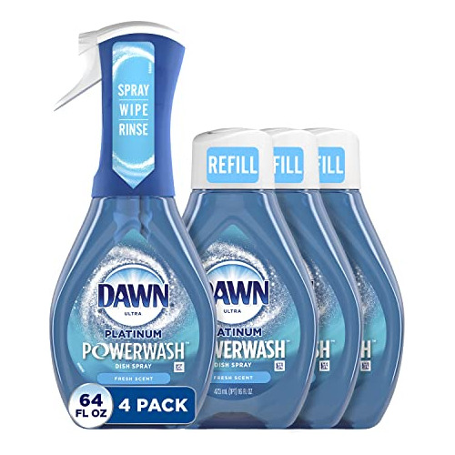 Spray De Louça Dawn Platinum Powerwash, Sabonete Para Louça,