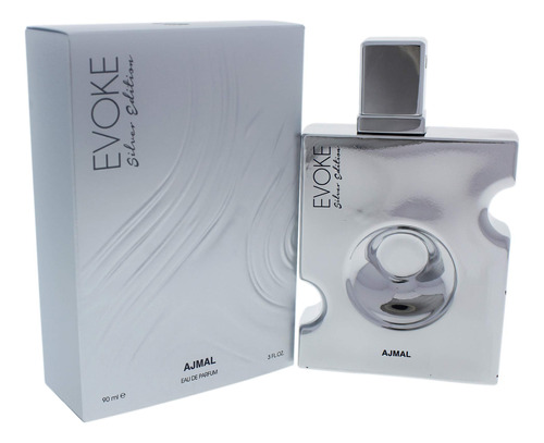 Perfume Ajmal Evoke Silver Edition Eau De Parfum 90ml Para M - Imagem 3