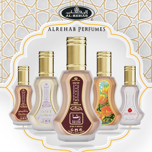 Perfume Al Rehab Perfumes Rasha Eau De Parfum 35 Ml Para Mulheres - Imagem 3