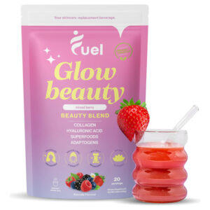 Peptídeos De Colágeno Em Pó Fuel Glow Beauty Com Ácido Hialu
