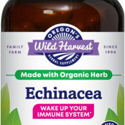 Suplemento Oregon&quots Wild Harvest Echinacea 800 Mg 90 Cápsula