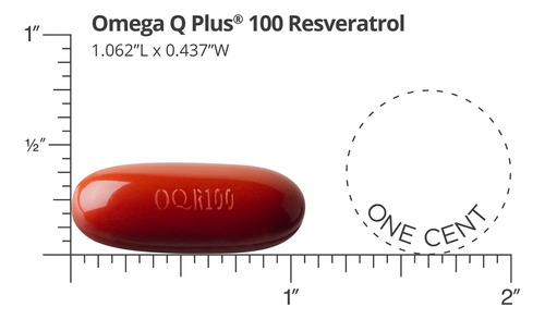 Suplemento Dr. Sinatra Omega Q Plus 100 Resveratrol 60 Softg - Imagem 4