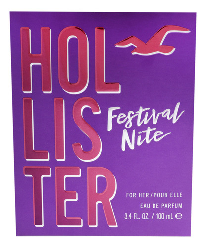 Perfume Hollister Festival Nite Edp 100ml Para Mulheres - Imagem 5