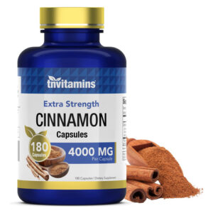 Suplemento Tnvitamins Em Cápsulas De Canela 4000 Mg - 180 Un