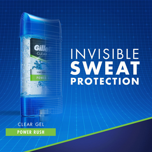 Antitranspirante/desodorante Gillette Clear Gel Power Rush 1 - Imagem 4