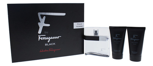 Perfume Salvatore Ferragamo F Black Edt Spray Para Homens 10