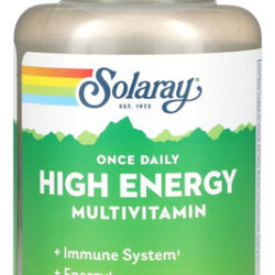 Multivitamínico Solaray, Uma Vez Por Dia, De Alta Energia, 9