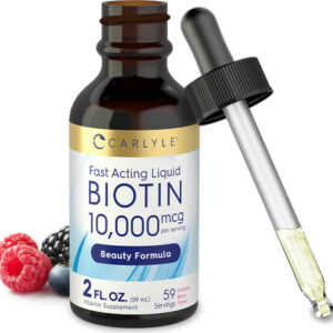 Suplemento Carlyle Liquid Biotina 10.000mcg 60ml Extra Stren