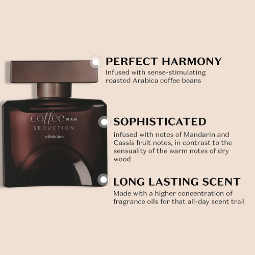 Perfume O Boticario Coffee Man Seduction Eau De Toilette 100 - Imagem 3