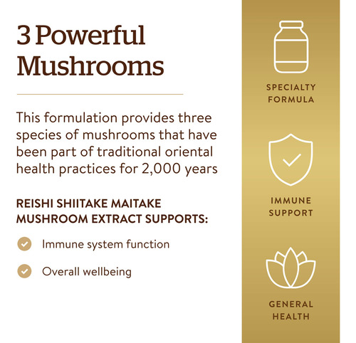 Suplemento Solgar Multi-mushroom Complex 50 Cápsulas Vegetai - Imagem 4