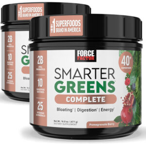 Pacote Com 2 Suplementos Force Factor Greens+probióticos Em