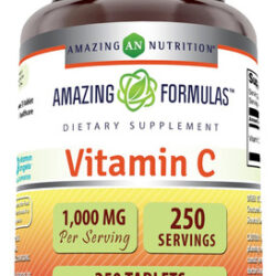 Suplemento De Vitamina C Amazing Formulas 1000 Mg 250 Compri