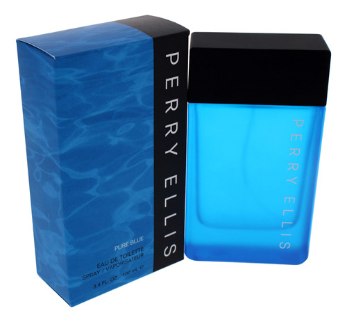 Perfume Perry Ellis Pure Blue Para Homens Edt Spray 100ml - Imagem 4