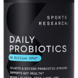 Cápsula Vegana Probiotics Sports Research Daily 60 Bilhões D