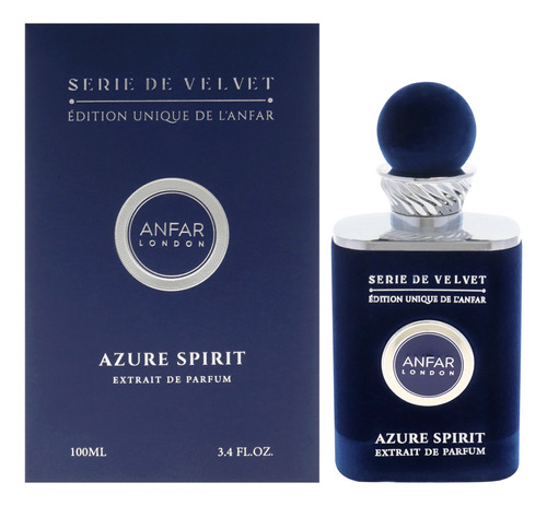 Perfume Anfar Velvet Azure Spirit Extrait De Parfum 100ml