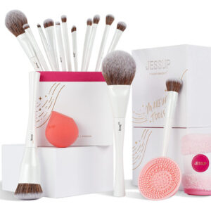 Conjunto De Pincéis De Maquiagem Jessup T333 14 Unidades Com