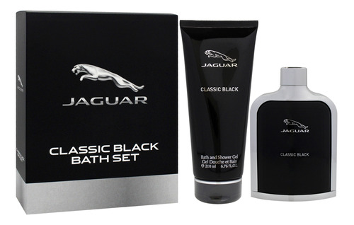 Perfume Jaguar Classic Black Edt 100ml Para Homens, Conjunto - Imagem 3