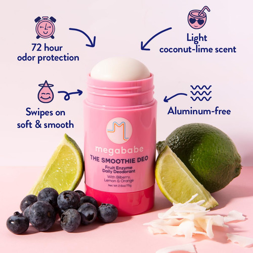 Desodorante Megababe The Smoothie Deo Daily 75ml, Proteção 7 - Imagem 3