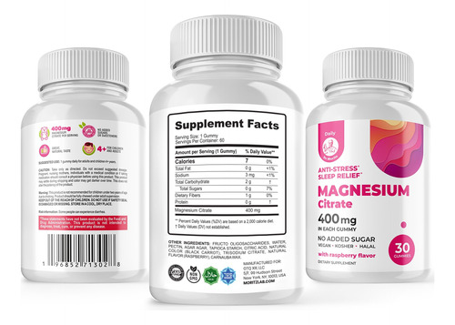 Suplemento Dr. Moritz Magnesium Gummies Sem Açúcar - Imagem 6