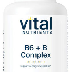 Suplemento Vital Nutrients B6+ Super B-complex 60 Cápsulas