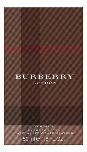 Perfume Burberry London Eau De Toilette 50ml Para Homens - Imagem 3