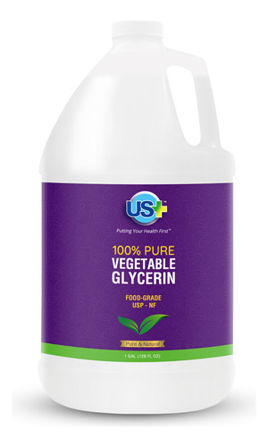 Glicerina Vegetal Us+ 100% Pura De Grau Farmacêutico E Alime