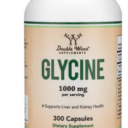 Suplemento De Glicina De Madeira Dupla 1.000 Mg Em Pó 300 Cá