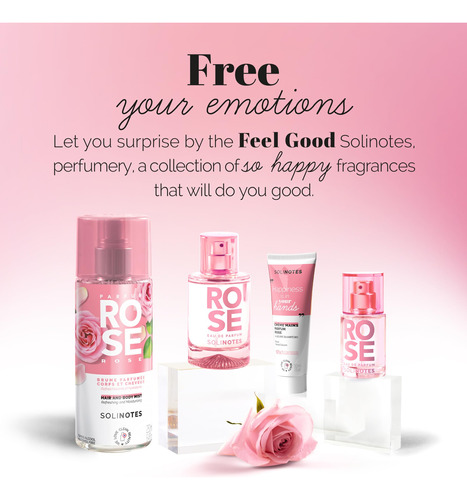 Perfume Solinotes Rose Eau De Parfum 50ml Para Mulheres - Imagem 6