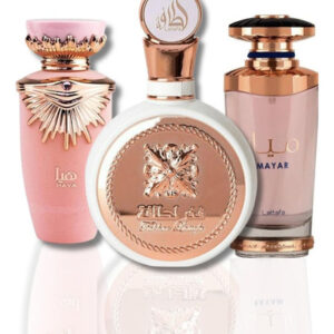 Conjunto De Perfume Lattafa Para Mulheres 100ml (haya, Fakha
