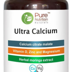 Suplemento De Cálcio Pure Nutrition Ultra Calcium Citrate 10
