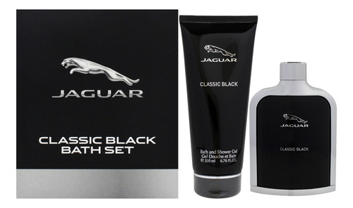 Perfume Jaguar Classic Black Edt 100ml Para Homens, Conjunto