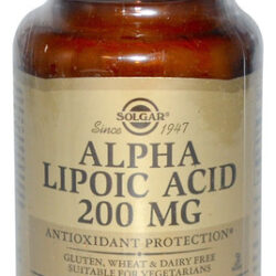 Suplemento De Ácido Alfa Lipóico Solgar 200 Mg 50 Vcaps X3