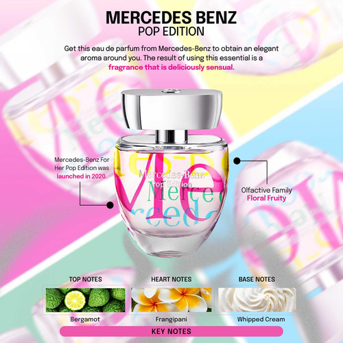 Perfume Mercedes-benz Pop Edition Eau De Parfum 90ml For Wom - Imagem 4