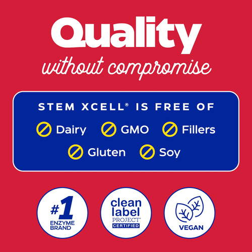 Suplemento Enzymedica Stem Xcell 60 Cápsulas - Imagem 7