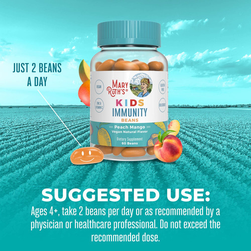 Suplemento Maryruth"s Kids Immunity Beans 60 Gomas Veganas - Imagem 6