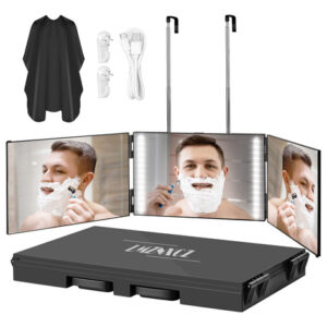 Espelho De 3 Vias Lmznxcz Com Luzes Led Para Corte Automátic