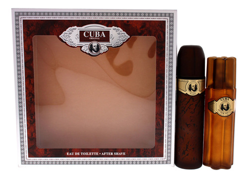 Conjunto De Presente Perfume Cuba Cuba Gold Para Homens 100