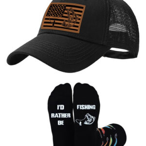 Conjunto De Chapéus E Meias De Pesca, Boné Golden Associate