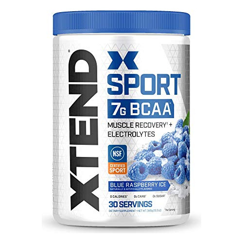 Xtend Sport Bcaa Powder Blue Raspberry Ice Pó Eletrolítico
