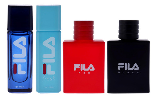 Conjunto De Perfumes Fila Variety Para Homens, 4 Peças, Mini - Imagem 2